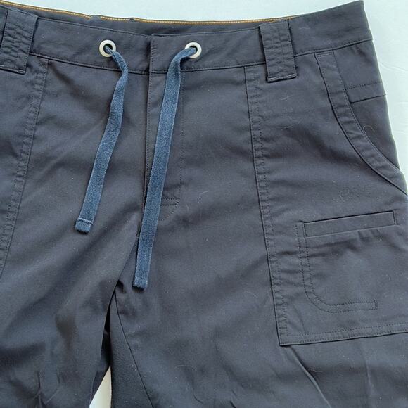 Lucy Walkabout Capri Pants Performance Hiking Athletic Outdoor Travel Black Sz M - Picture 4 of 10